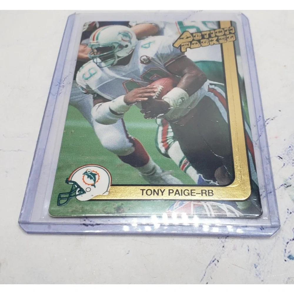 1991 Action Packed NFL Football Miami Dolphins #147 Tony Paige